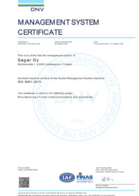 MSC Certificate MSC Certificate